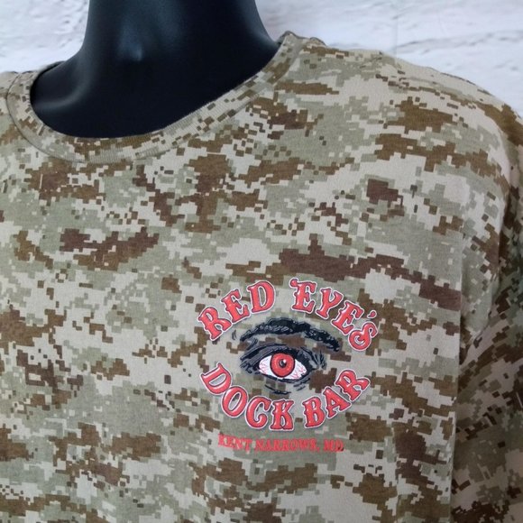 Code V Digi Camo Red Eyes Dock Bar T-Shirt - Picture 2 of 6